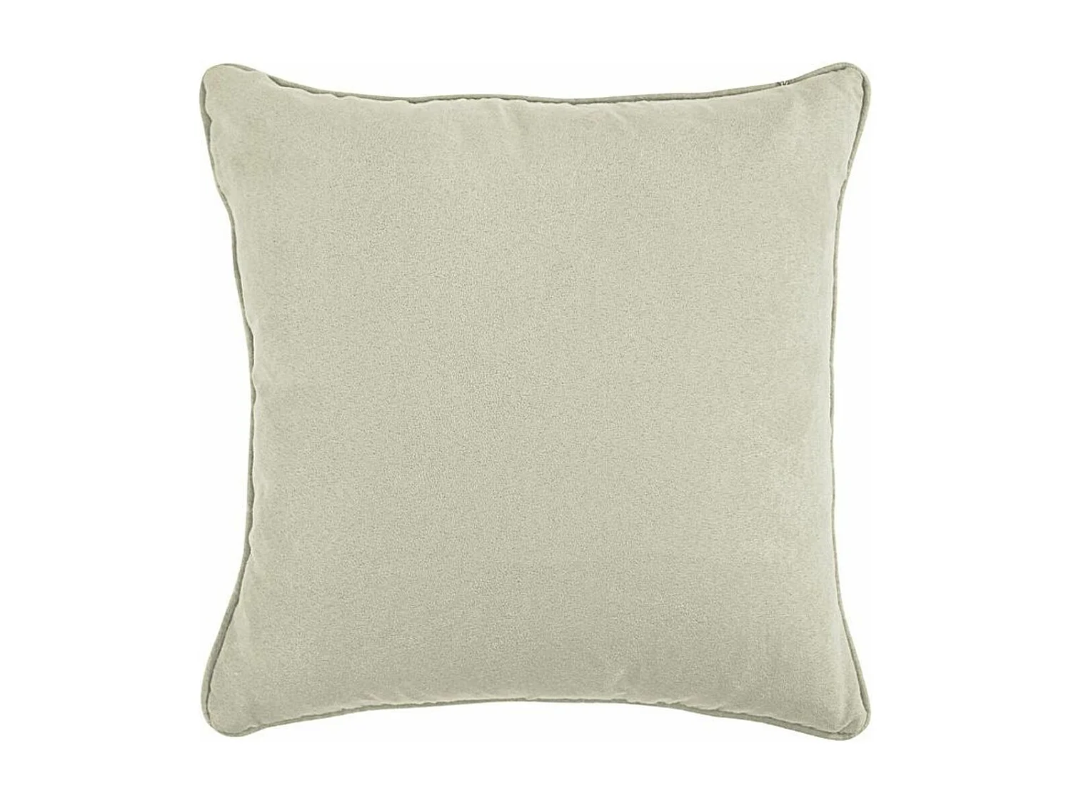 SUEDEN - Coussin en suédine beige clair 40x40
