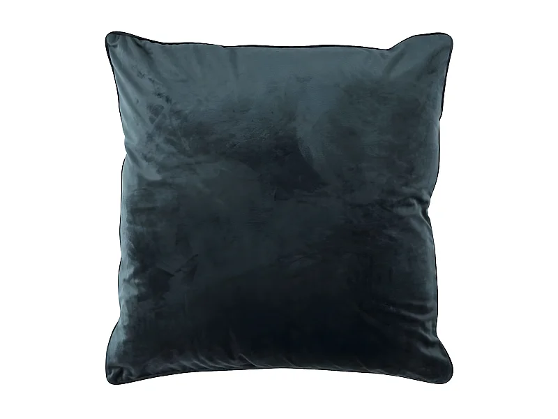 VELOURS - Coussin en velours gris 70x70