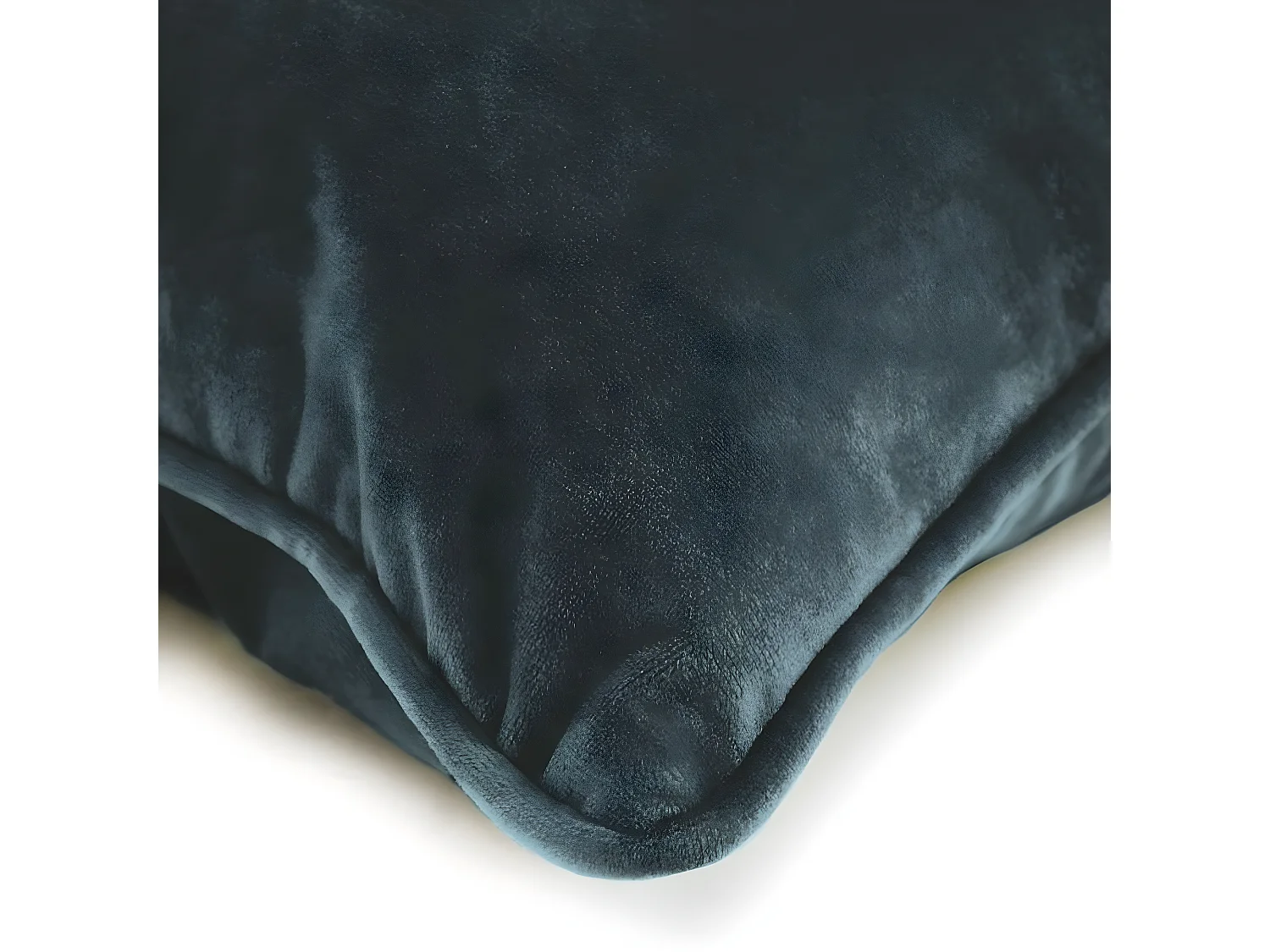 VELOURS - Coussin en velours gris 70x70