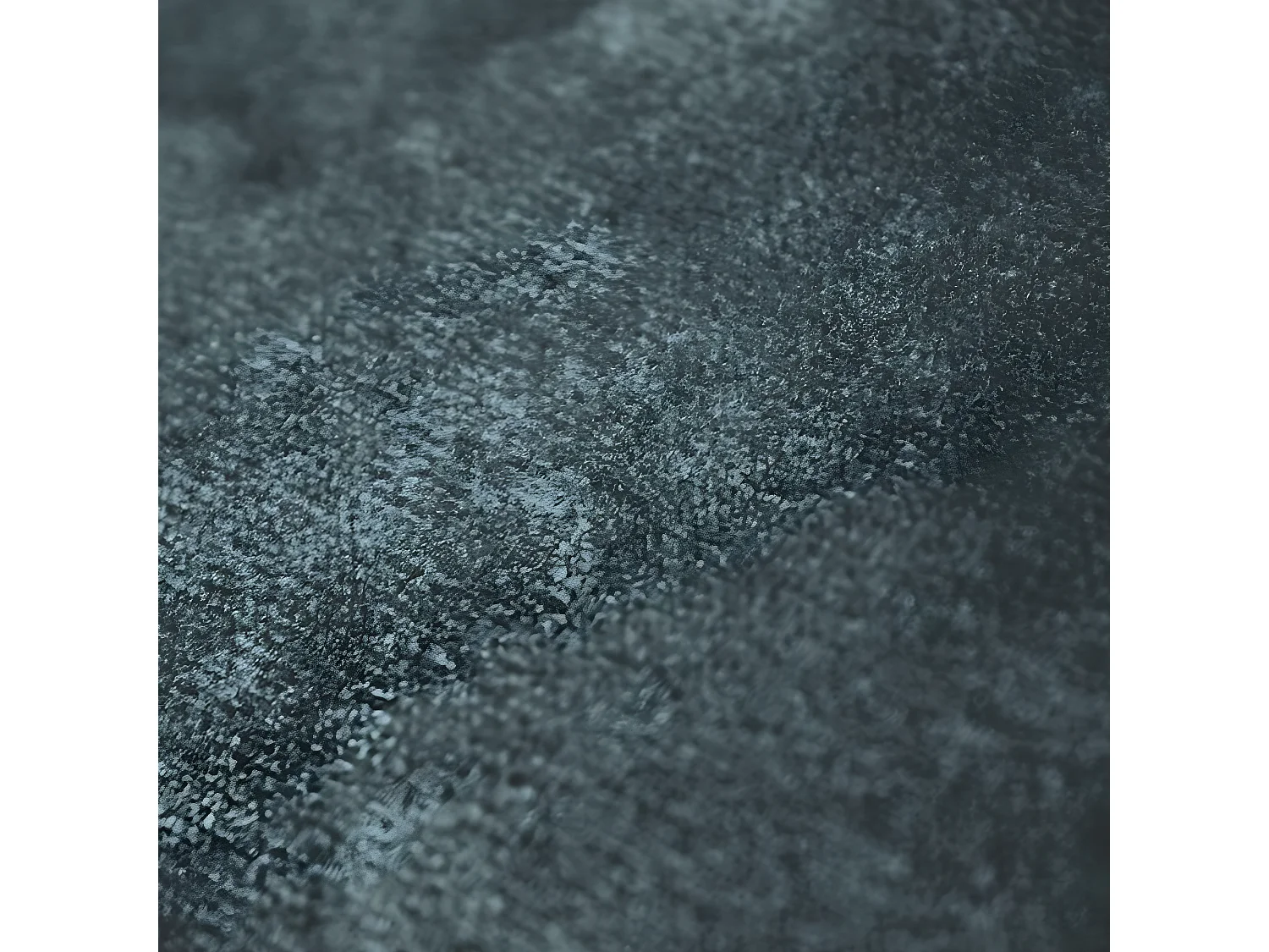 VELOURS - Coussin en velours gris 70x70