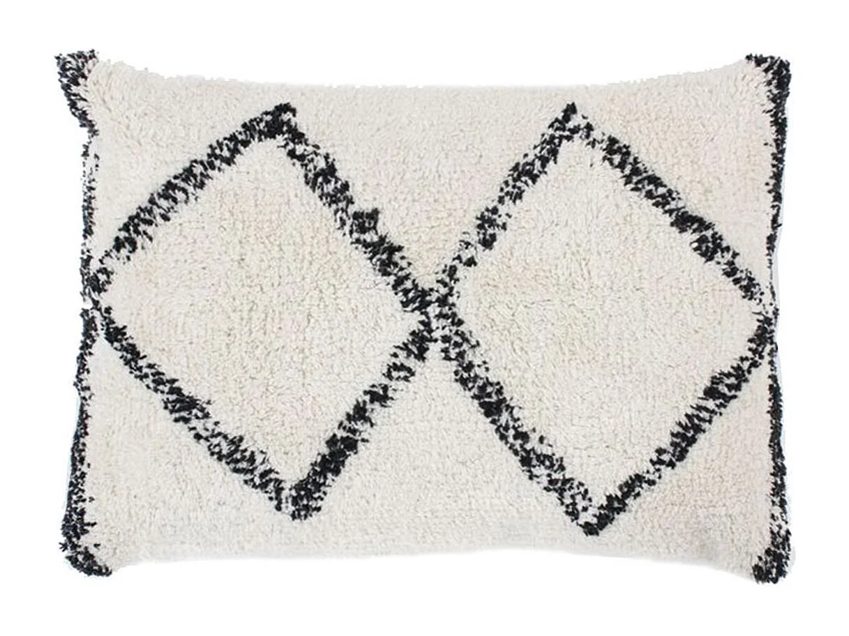 BERBERE BOX - Coussin esprit berbère naturel 60x40