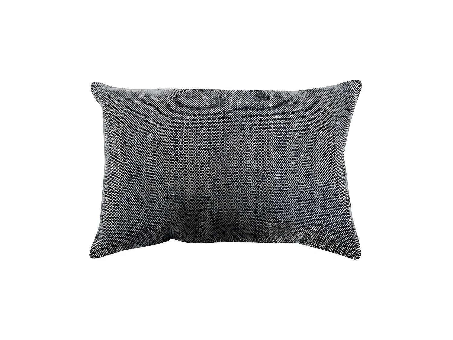 VINTAGE USED - Coussin effet délavé noir 60x40