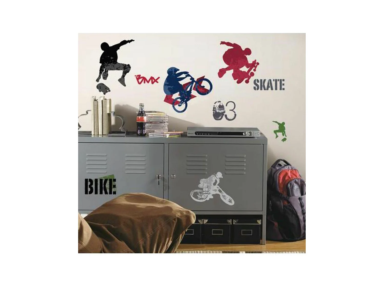 SPORT STREET EXTREME - Stickers repositionnables sur le thème des sports extrême