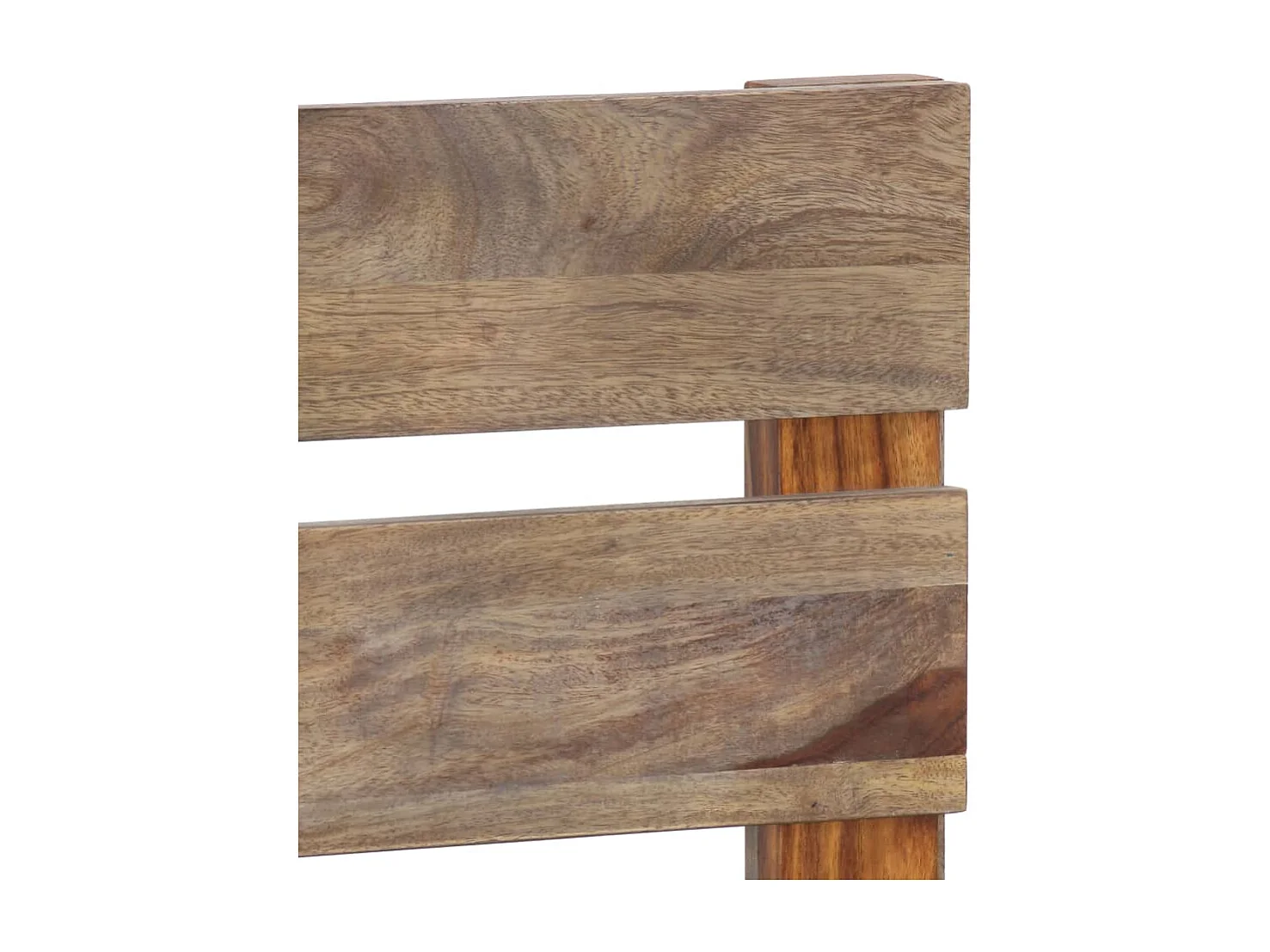 Bedframe zonder matras massief hout 200x200 cm