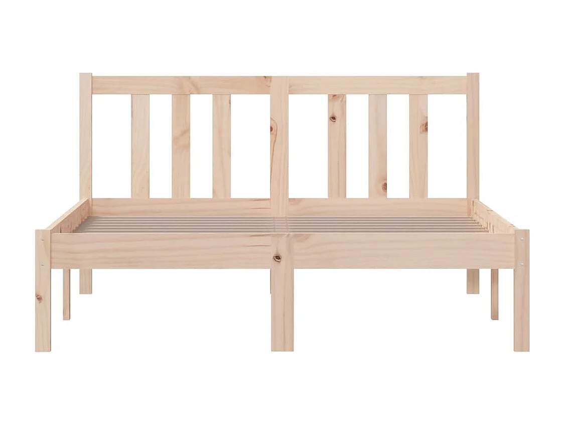 Bedframe zonder matras massief hout 120x200 cm