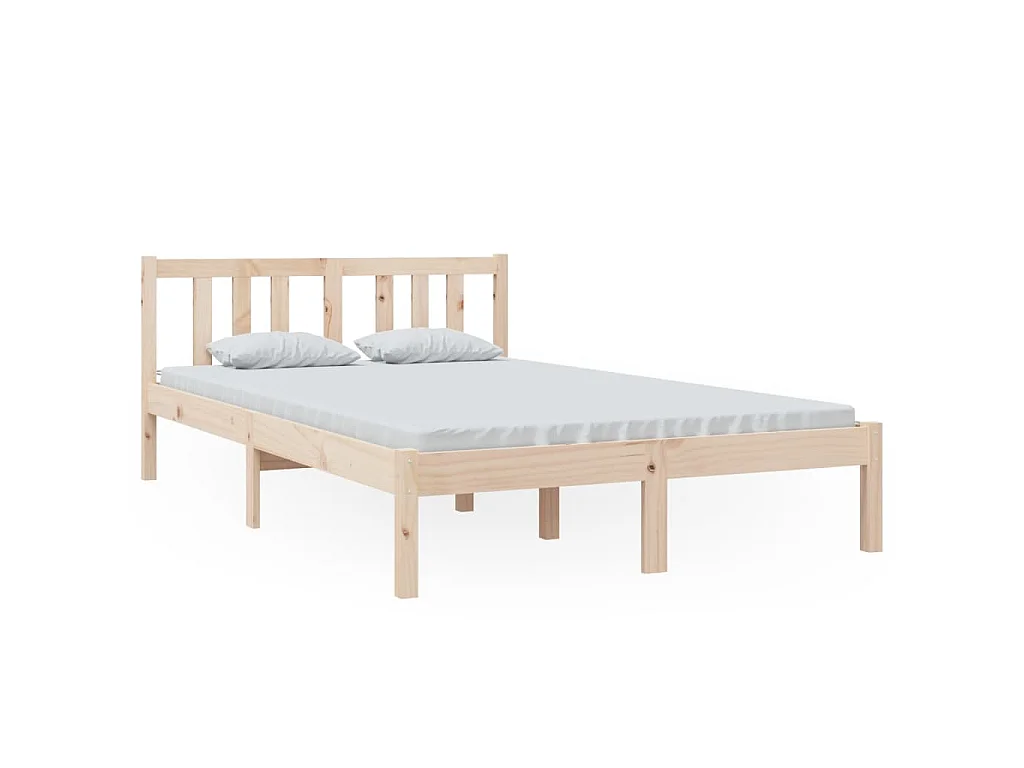 Giroletto senza Materasso Ambrato in Legno Massello 120x200 cm