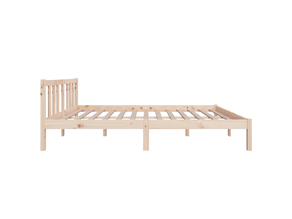 Giroletto senza Materasso Ambrato in Legno Massello 120x200 cm