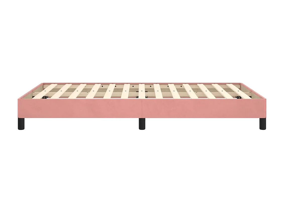 Bedframe fluweel roze 120x200 cm
