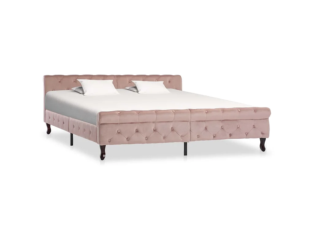 Giroletto Rosa in Velluto 180x200 cm