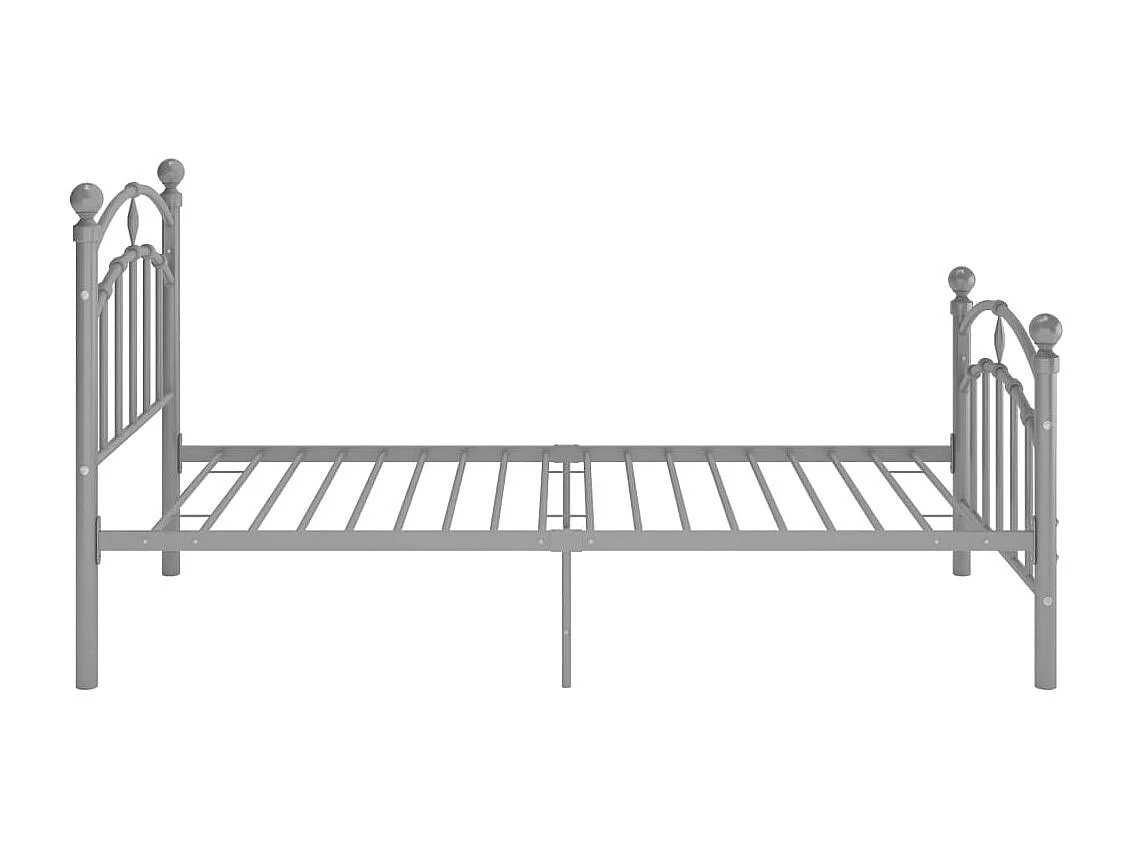 Giroletto Grigio in Metallo 90x200 cm