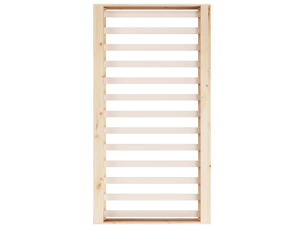 Cadre de lit sans matelas 75x190 cm bois massif