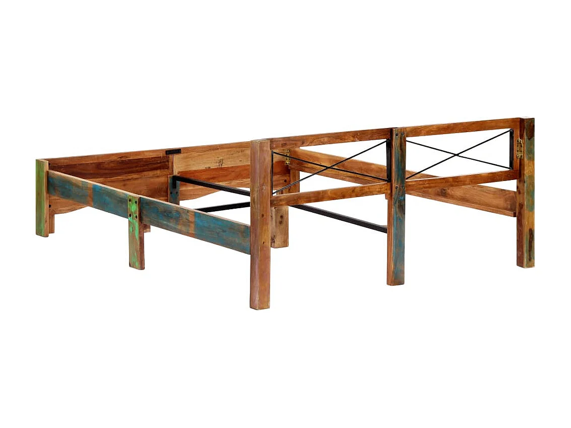 Massivholzbett Altholz 160x200 cm