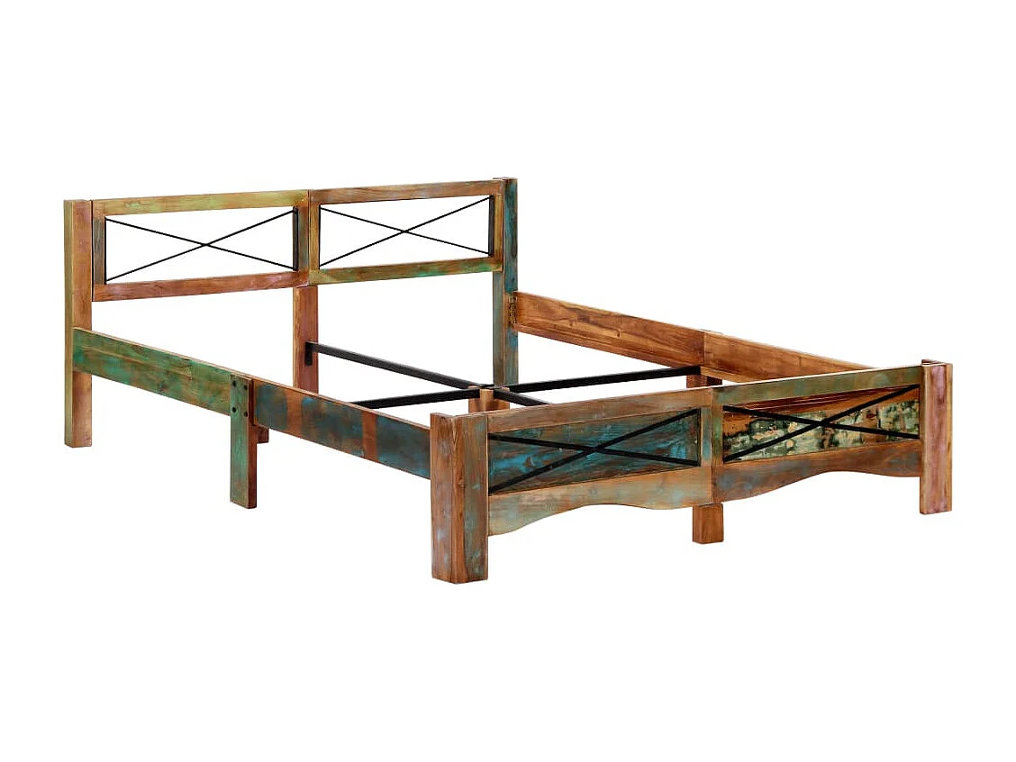 Massivholzbett Altholz 160x200 cm