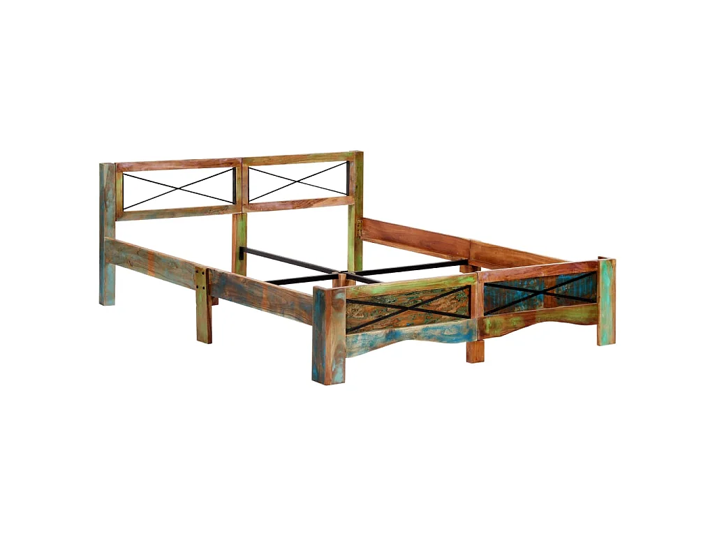 Massivholzbett Altholz 160x200 cm