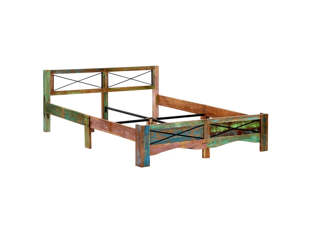 Massivholzbett Altholz 160x200 cm