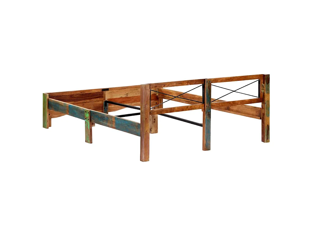 Massivholzbett Altholz 160x200 cm