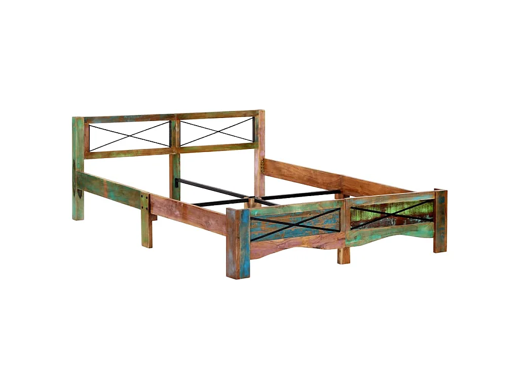 Massivholzbett Altholz 160x200 cm
