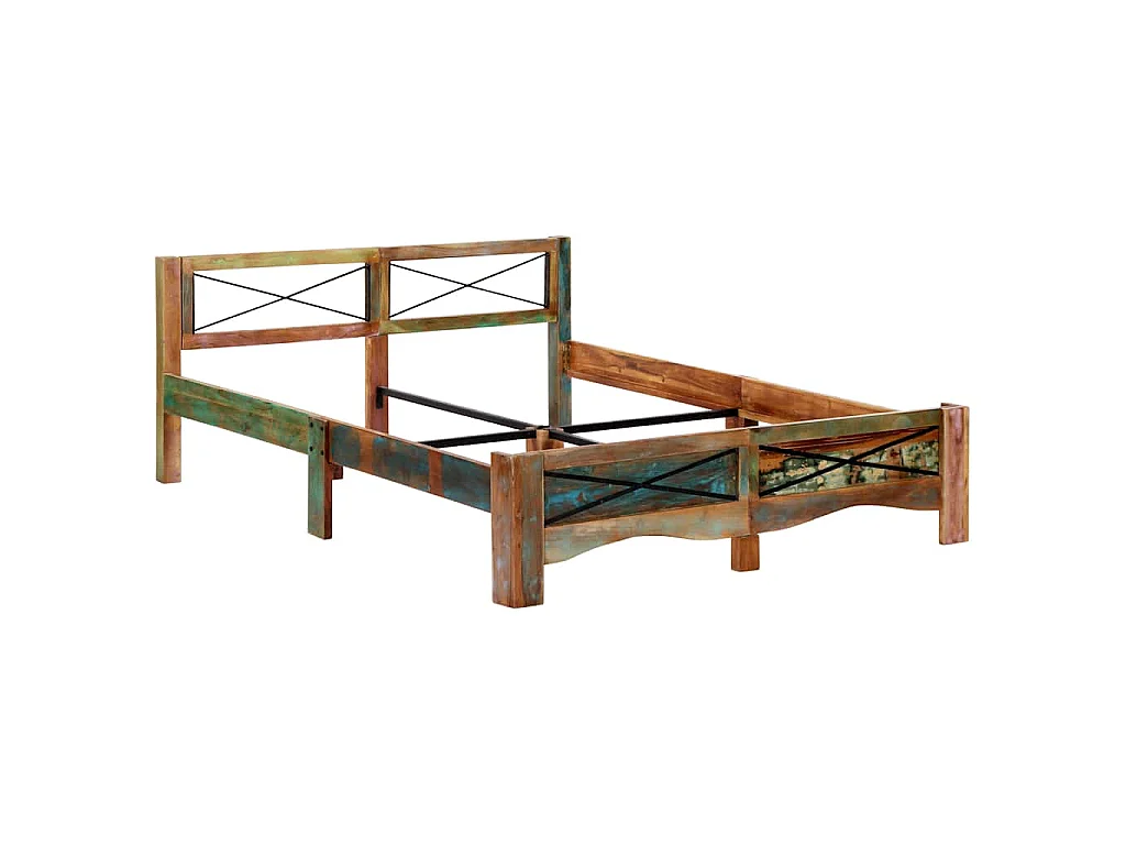 Massivholzbett Altholz 160x200 cm