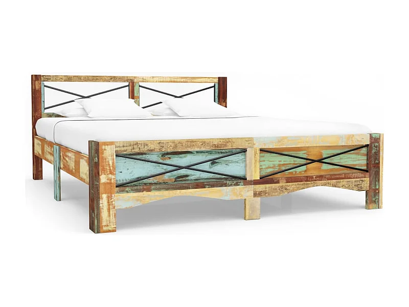 Massivholzbett Altholz 160x200 cm