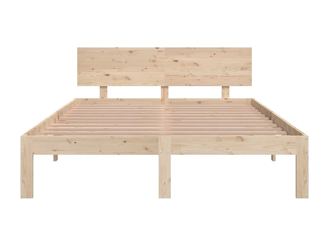 Bedframe massief hout 135x190 cm