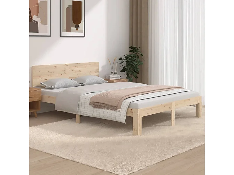 Cadre de lit sans matelas 135x190 cm