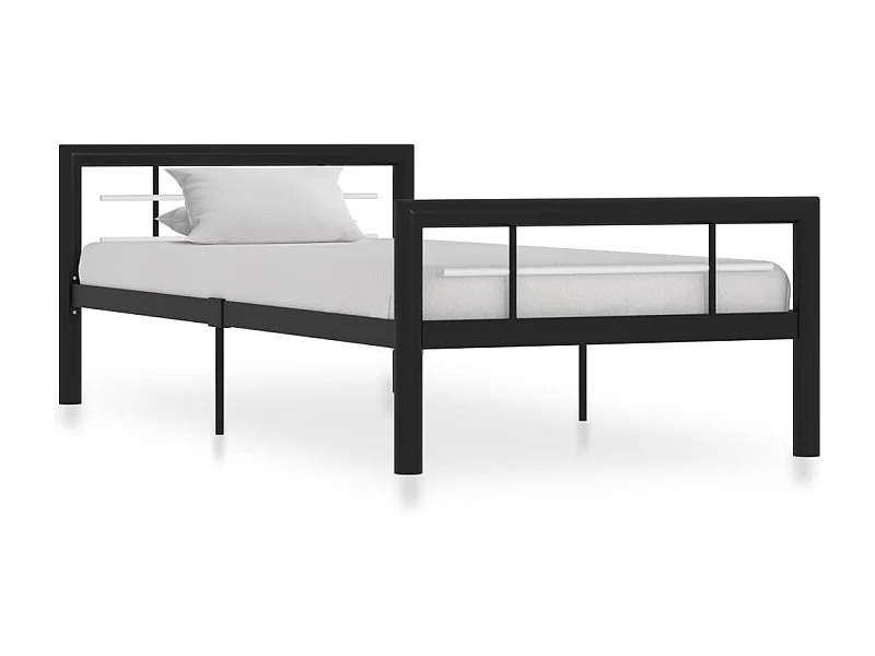 Giroletto Nero e Bianco in Metallo 100x200 cm