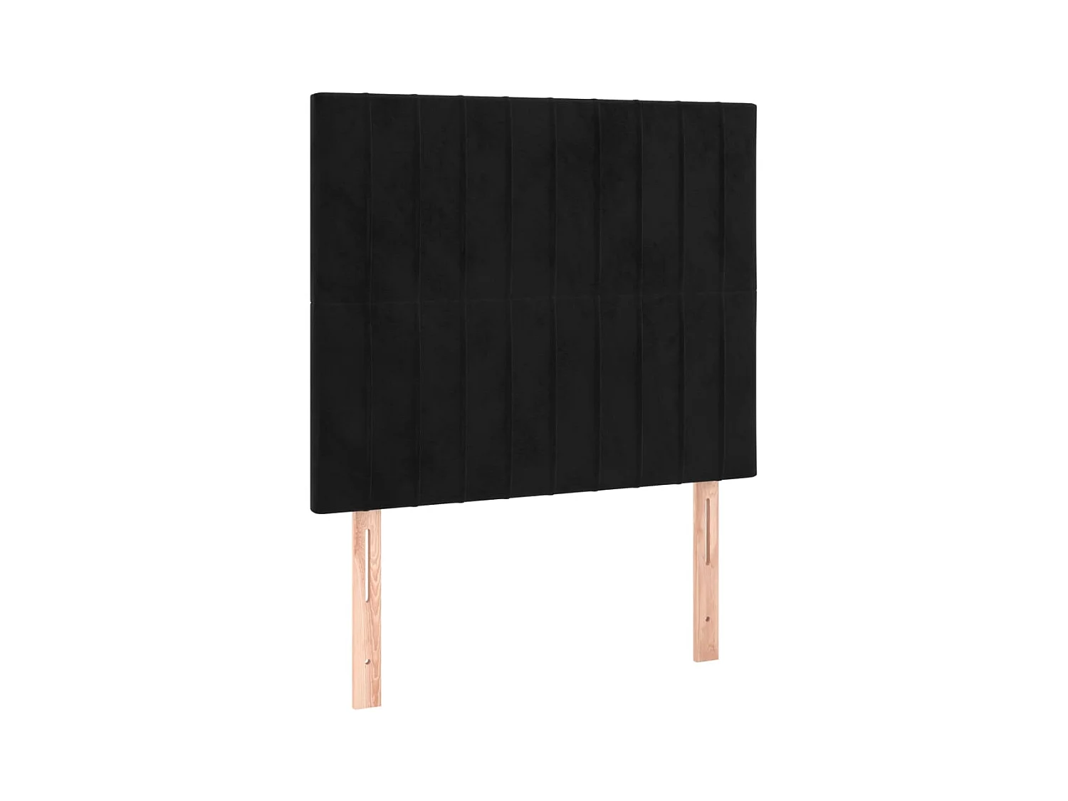 Letto a Molle con Materasso e LED Nero 120x200 cm in Velluto