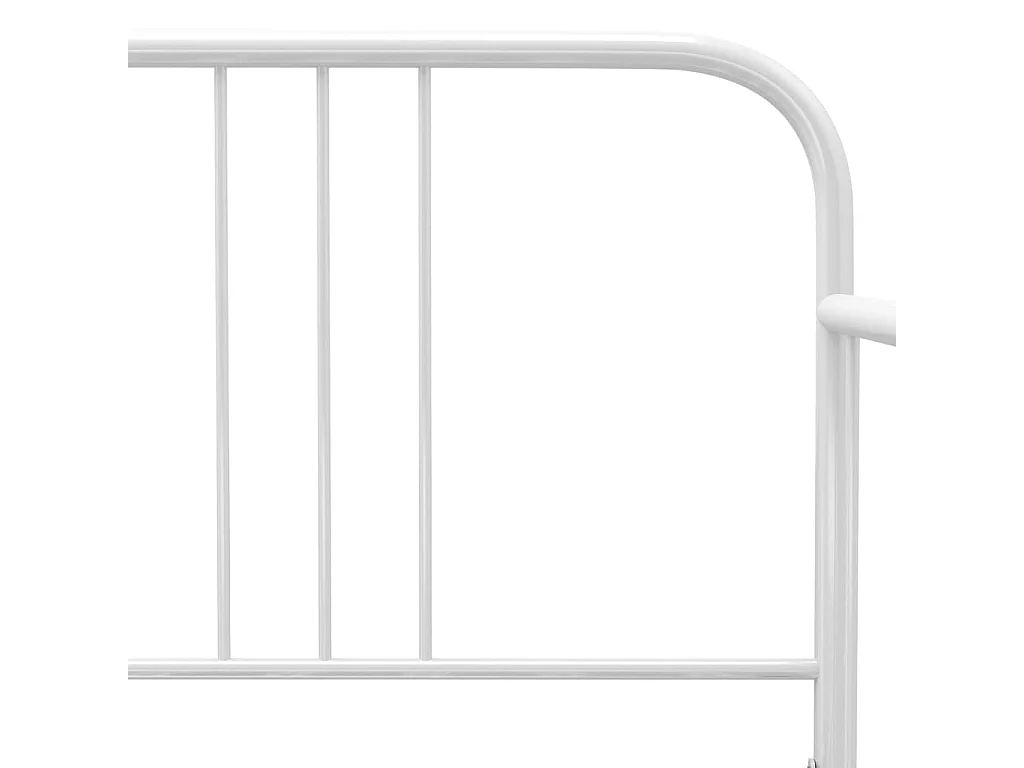 Cadre de canapé-lit extensible sans matelas blanc 90x200 cm