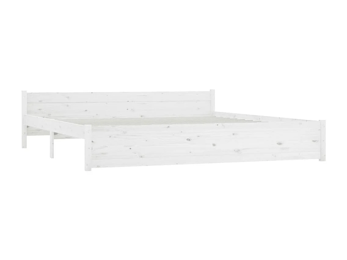 Estructura de cama con cajones blanco 180x200 cm