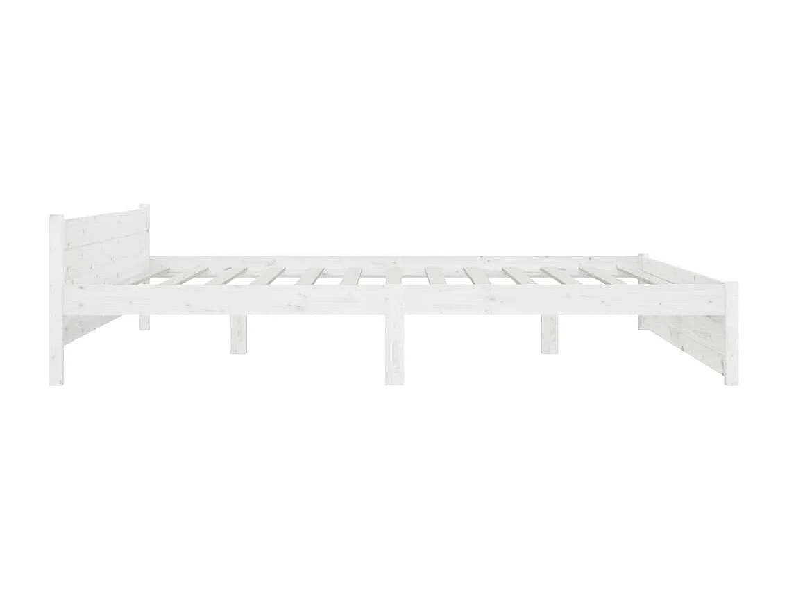 Estructura de cama con cajones blanco 180x200 cm