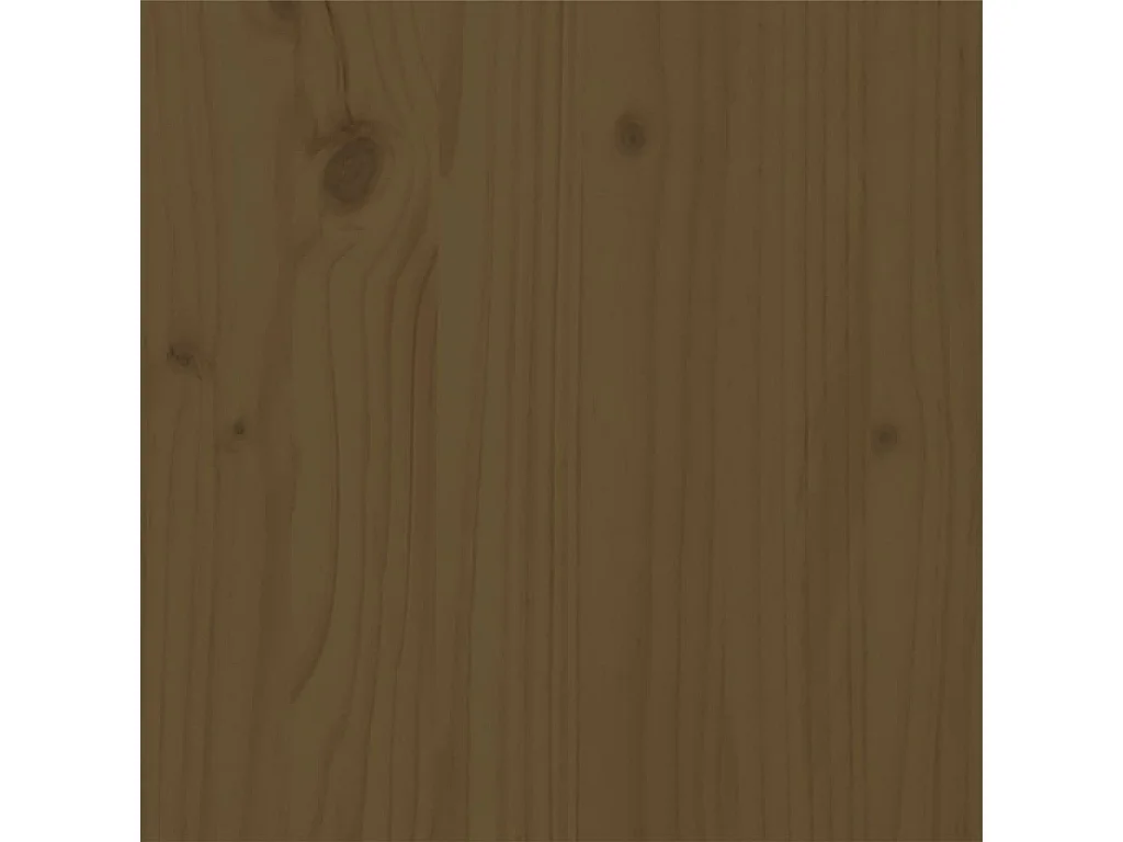 Estrutura de cama 100x200 cm pinho maciço castanho mel