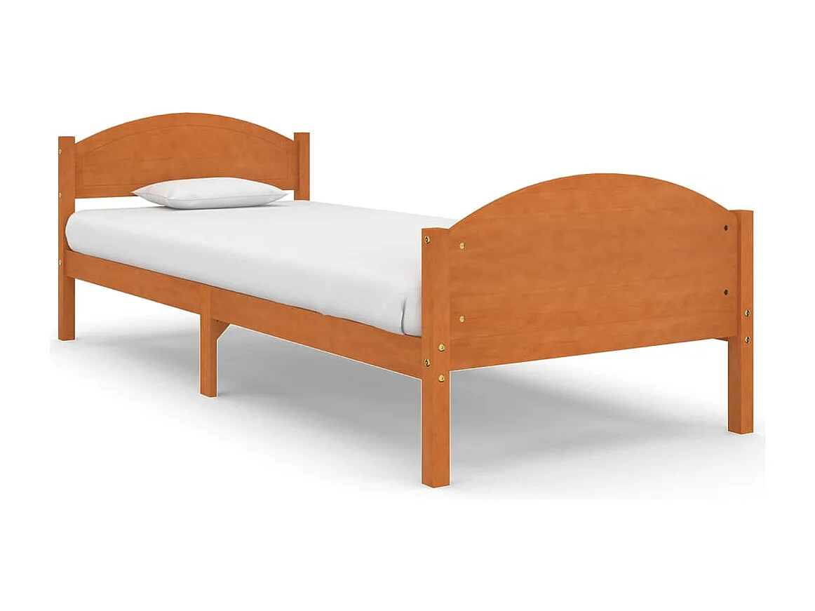 Giroletto senza Materaso Ambrato in Legno di Pino 100x200cm