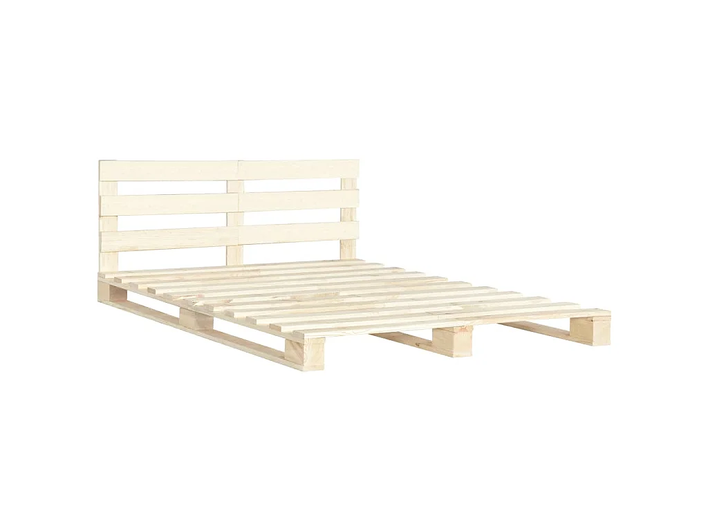 Giroletto in Pallet di Legno Massello di Pino 200x200 cm