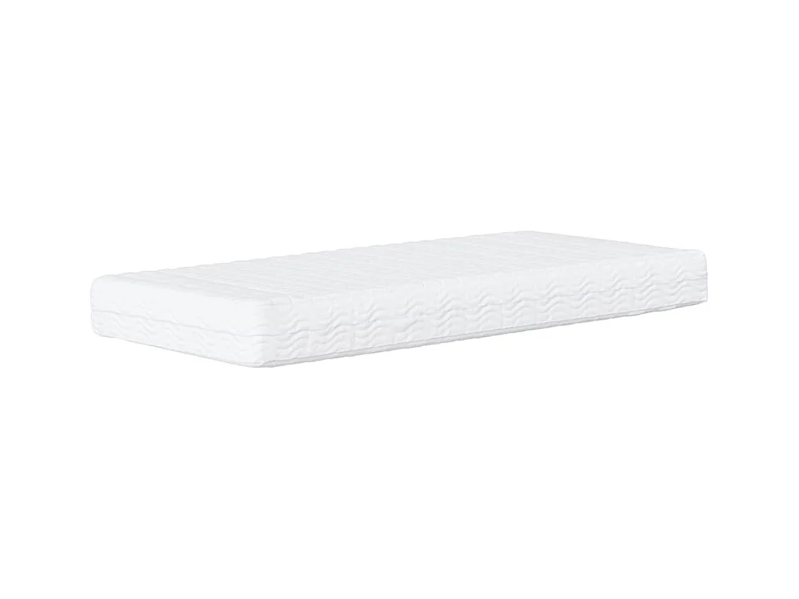 Lit de jour avec matelas bleu 90x200 cm velours