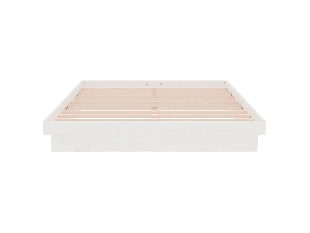 Giroletto Bianco in Legno Massello 140x190 cm