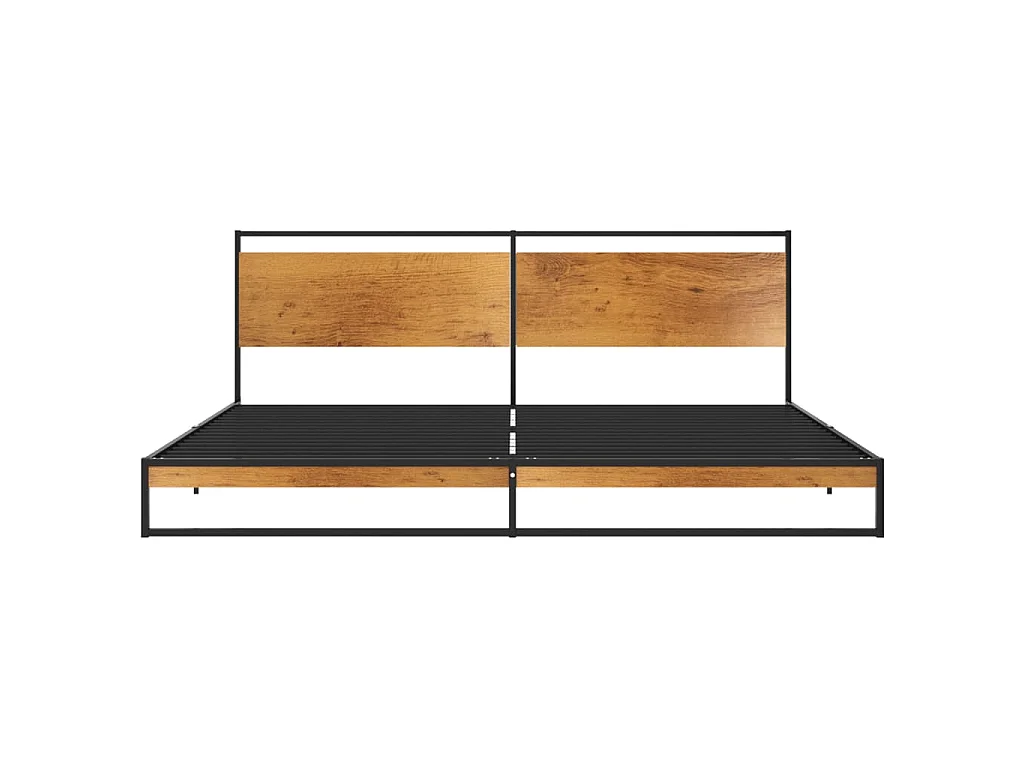 Estructura de cama sin colchón metal 200x200 cm
