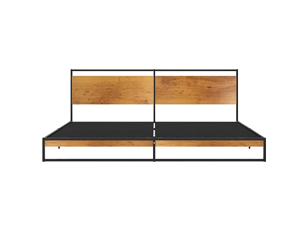 Estructura de cama sin colchón metal 200x200 cm
