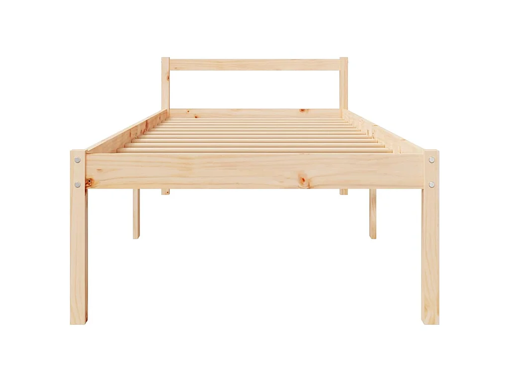 Seniorenbett 90x200 cm Massivholz Kiefer