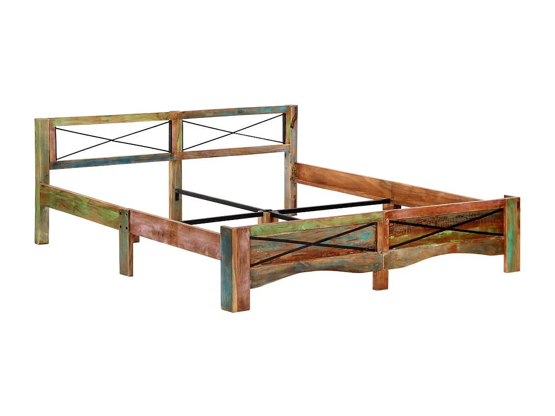 Massivholzbett Altholz 180x200 cm