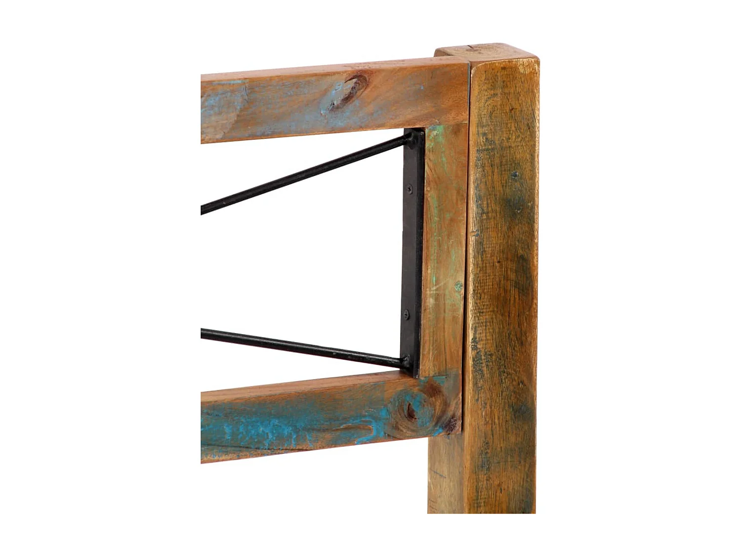 Massivholzbett Altholz 180x200 cm