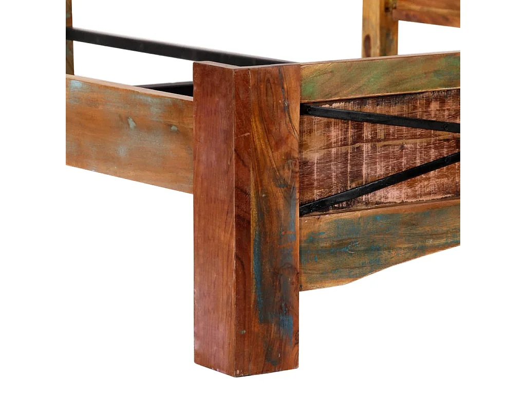 Massivholzbett Altholz 180x200 cm