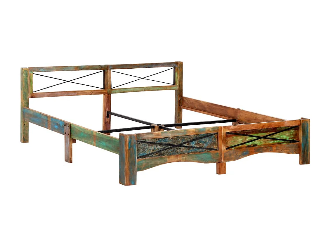 Massivholzbett Altholz 180x200 cm