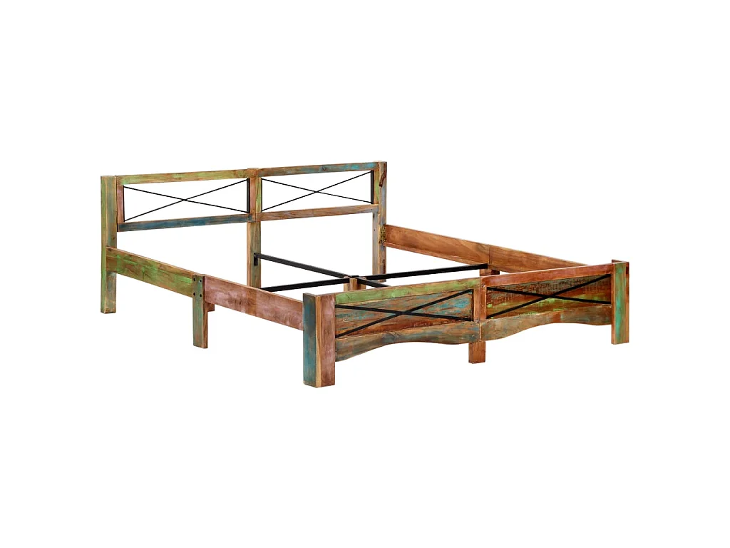 Massivholzbett Altholz 180x200 cm