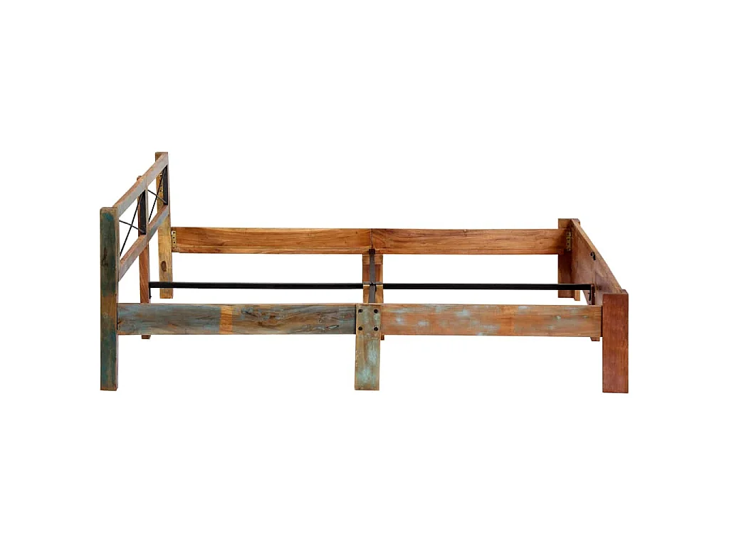 Massivholzbett Altholz 180x200 cm
