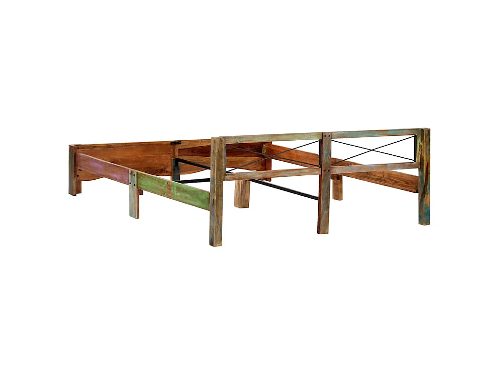 Massivholzbett Altholz 180x200 cm