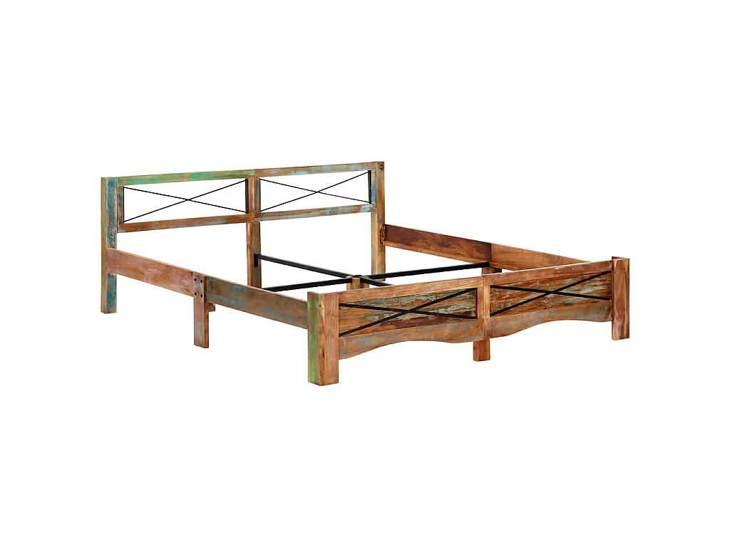 Massivholzbett Altholz 180x200 cm