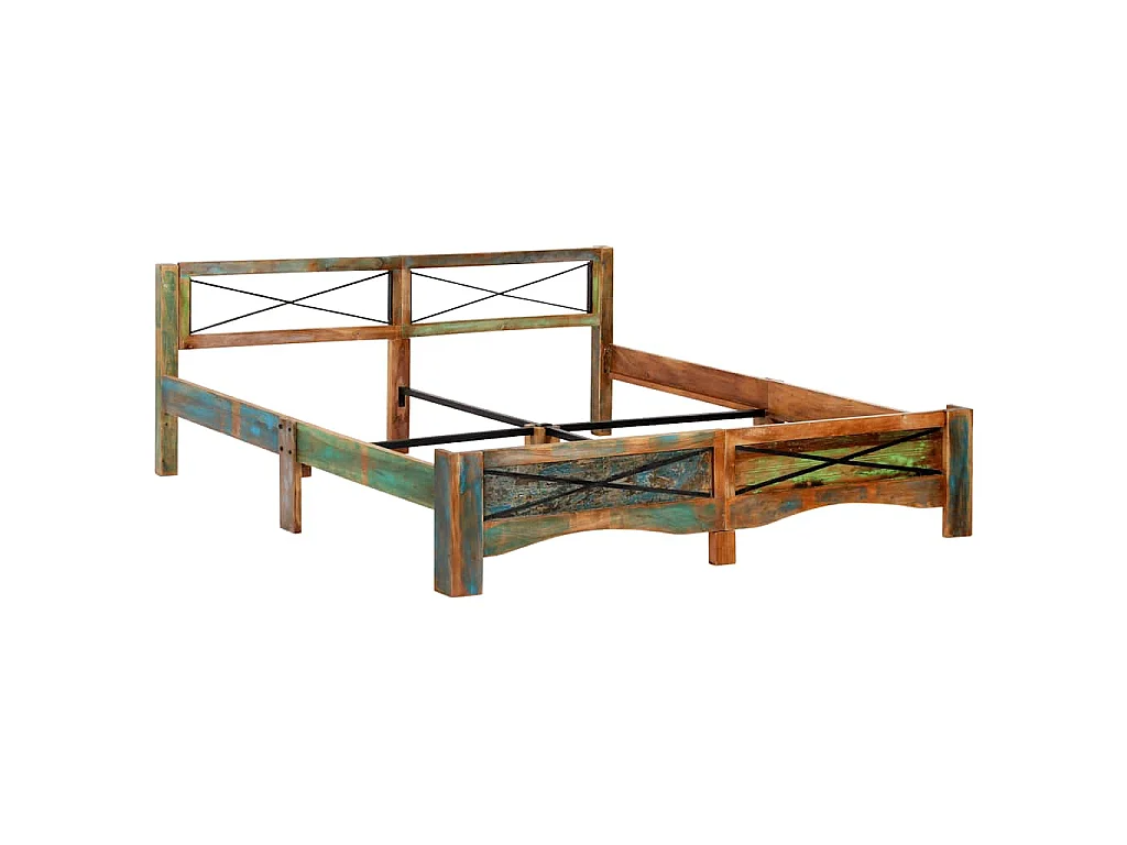 Massivholzbett Altholz 180x200 cm