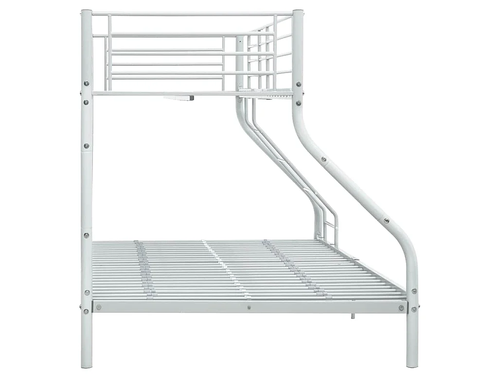 Estrutura de beliche 140x200/90x200 cm metal branco
