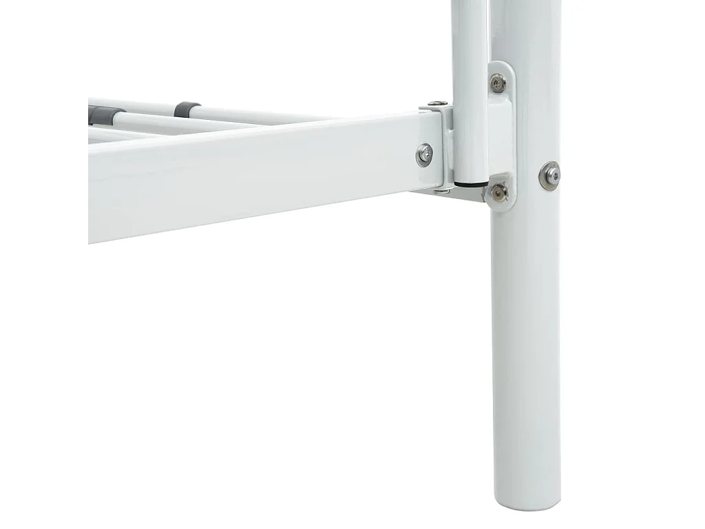 Estrutura de beliche 140x200/90x200 cm metal branco