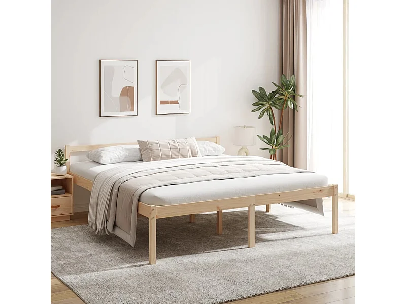 Seniorenbett 180x200 cm Massivholz Kiefer